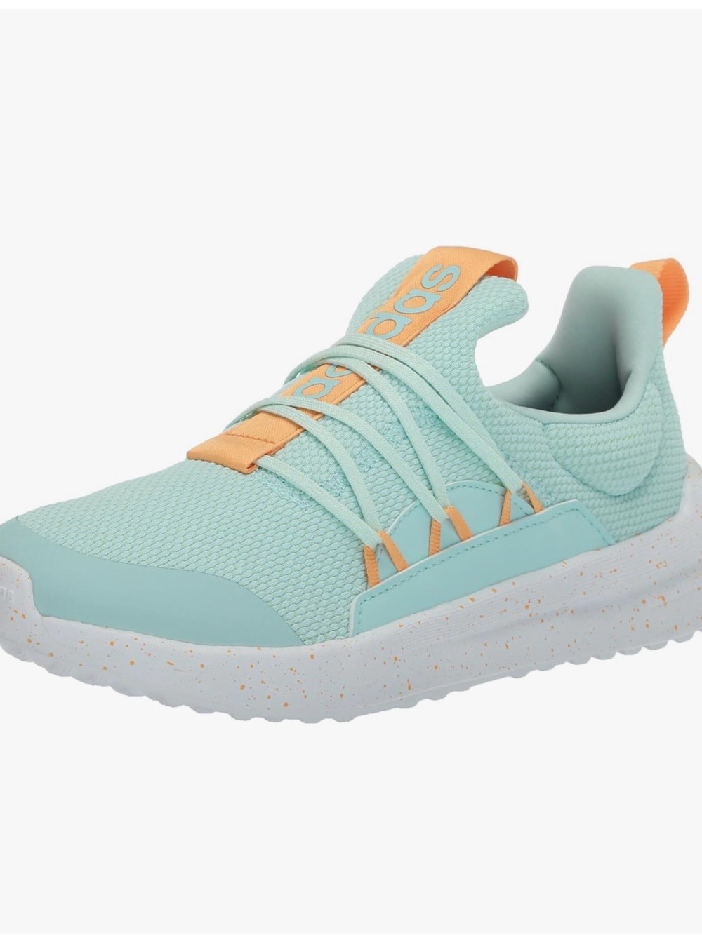 adidas Kids Mint Green and Peach Lightweight Sneakers Sz. 13 and 1